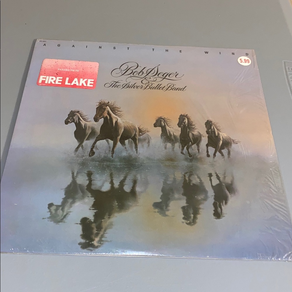 Bob Seger & The Silver Bullet Band Vinyl Record Against the Wind